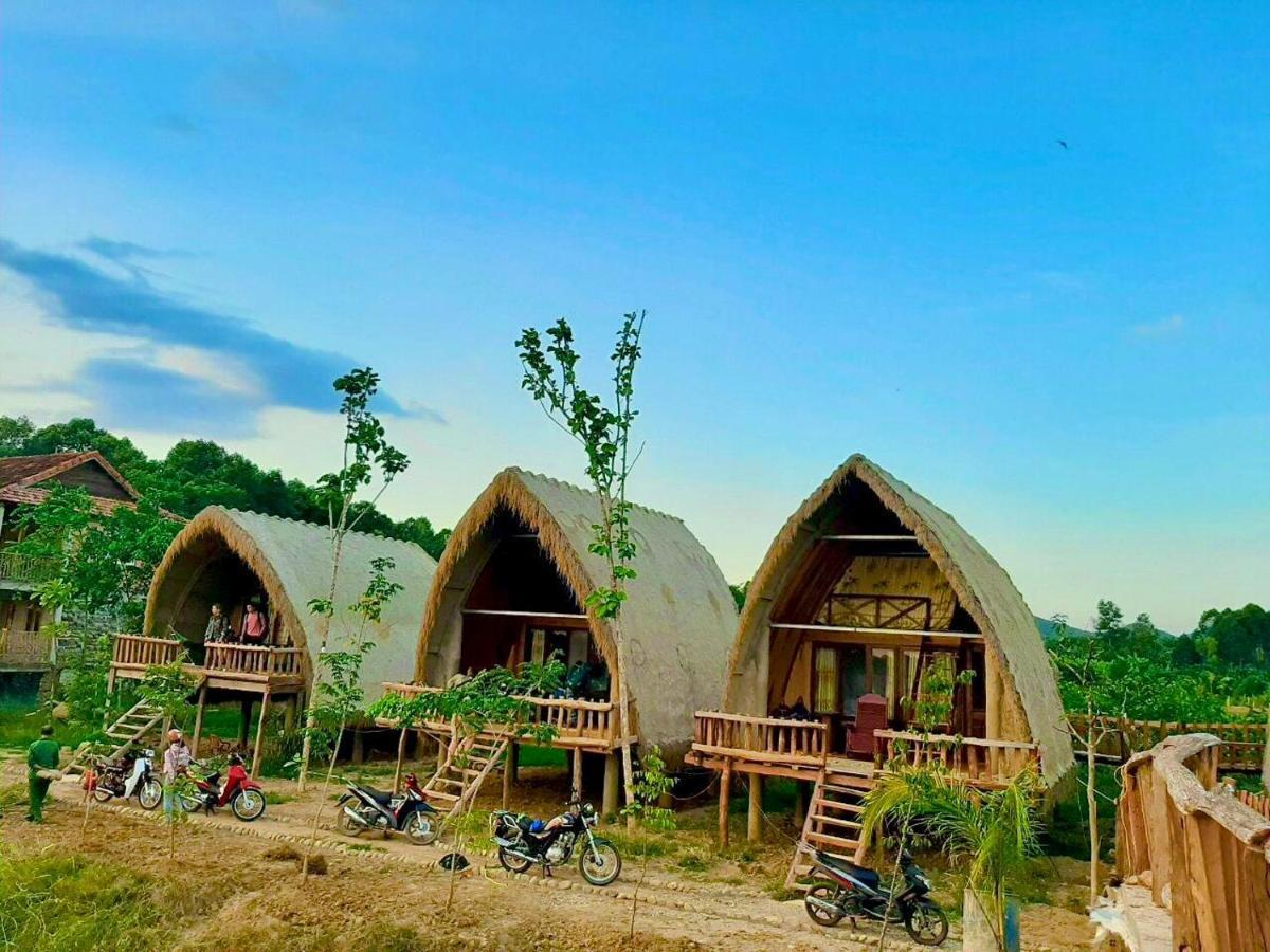 Rice Straw Green Lodge- Resort Quan Tom Kültér fotó