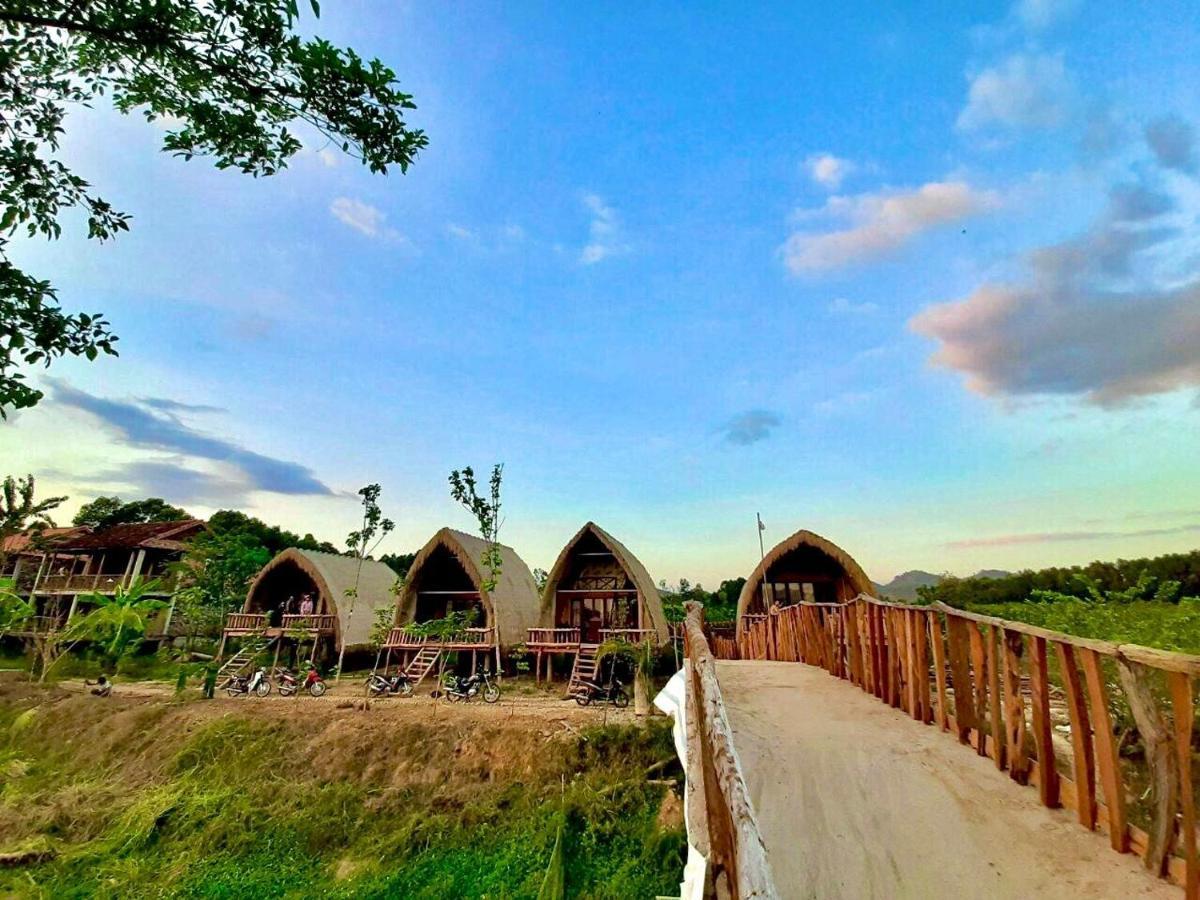 Rice Straw Green Lodge- Resort Quan Tom Kültér fotó